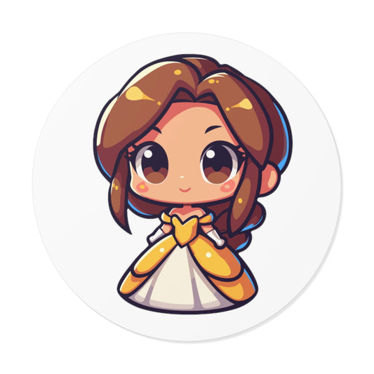 Bell Round Vinyl Stickers - Little Luvin Stitches