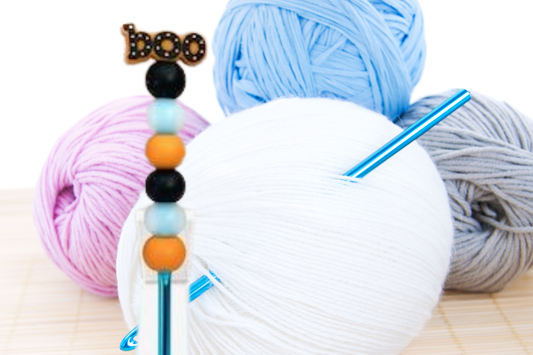 Boo Beaded Crochet Hook - Little Luvin Stitches