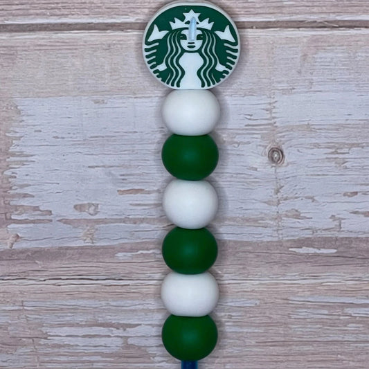Coffee Beaded Crochet Hook - Little Luvin Stitches