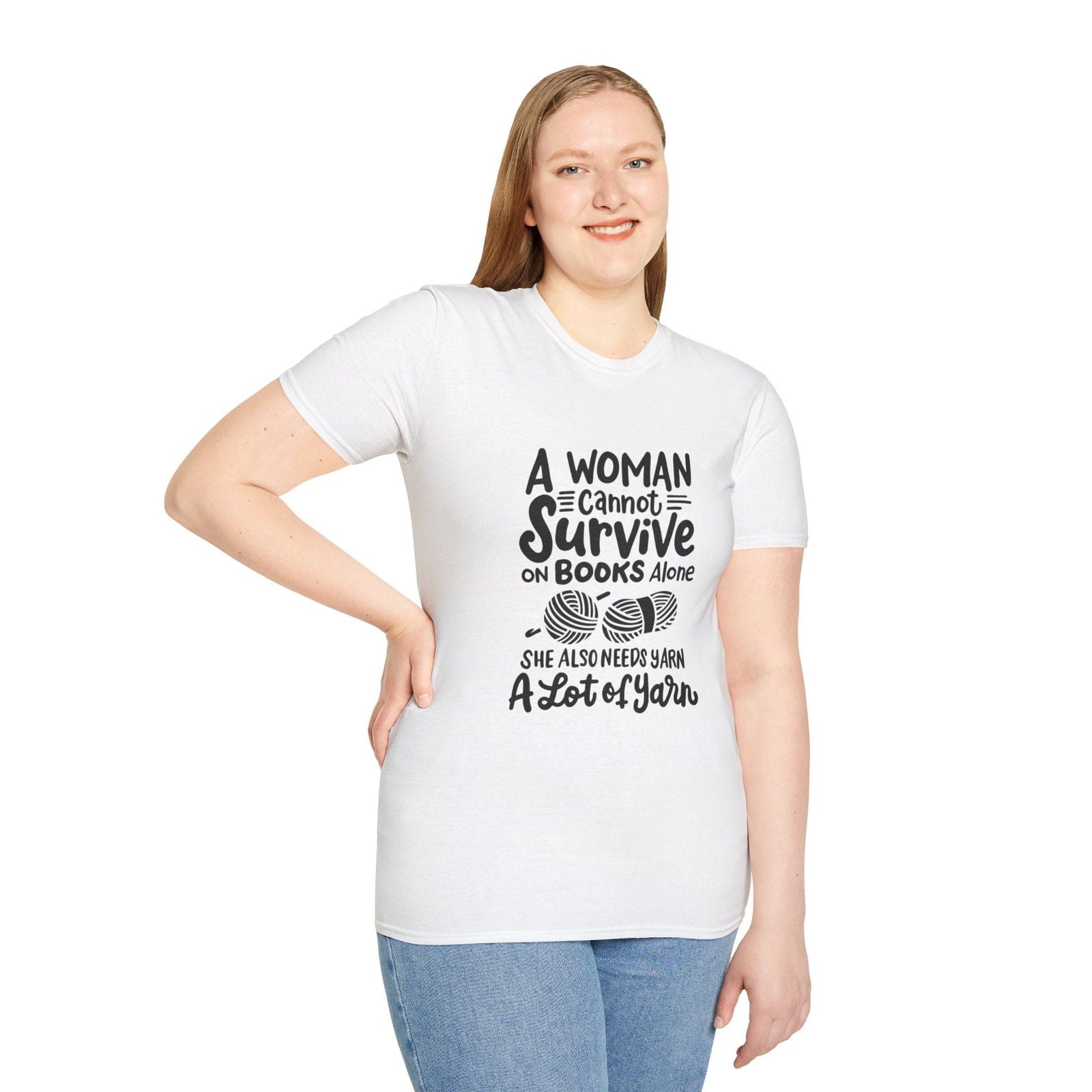 Cute Crochet Themed Unisex Softstyle T-shirt - Little Luvin Stitches