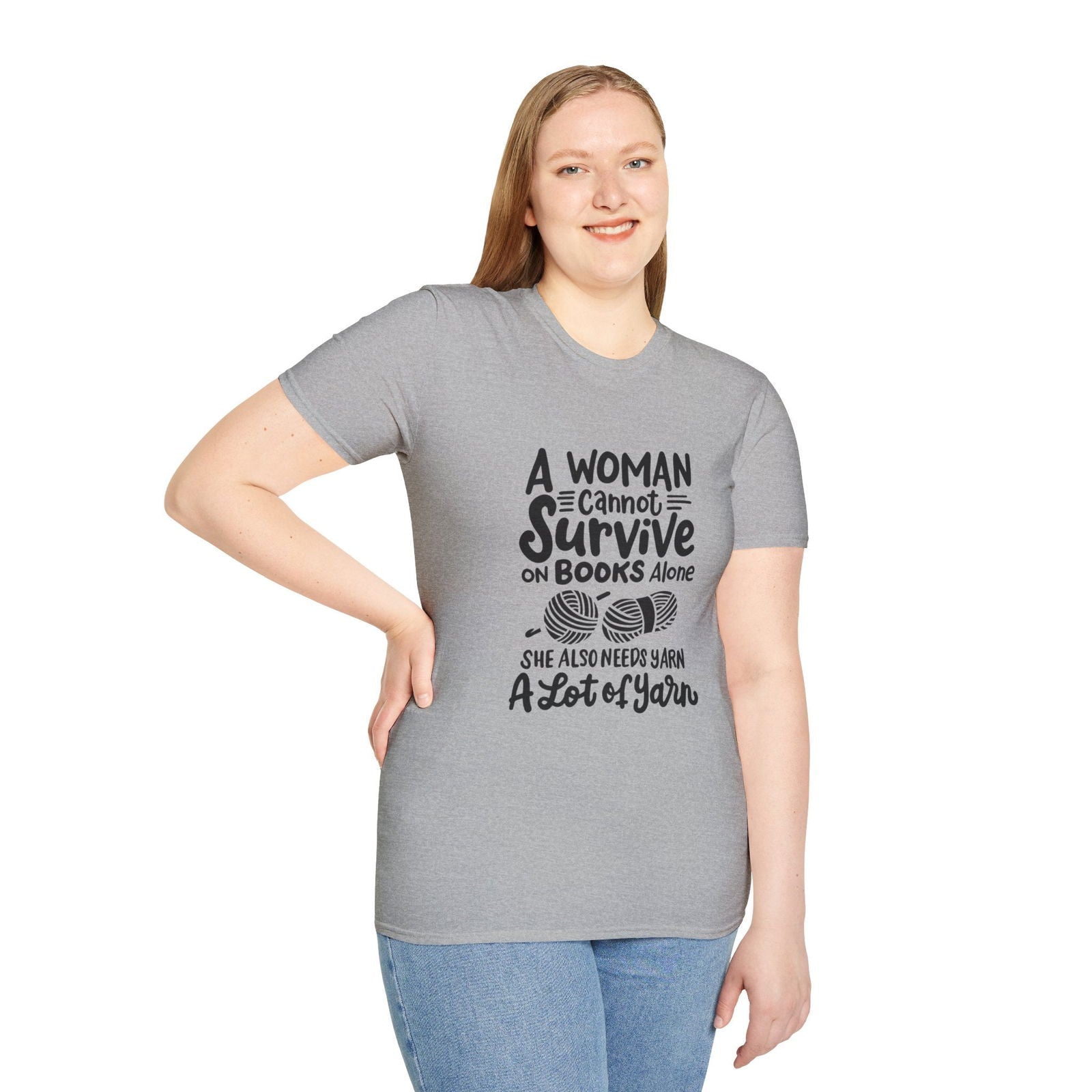 Cute Crochet Themed Unisex Softstyle T-shirt - Little Luvin Stitches