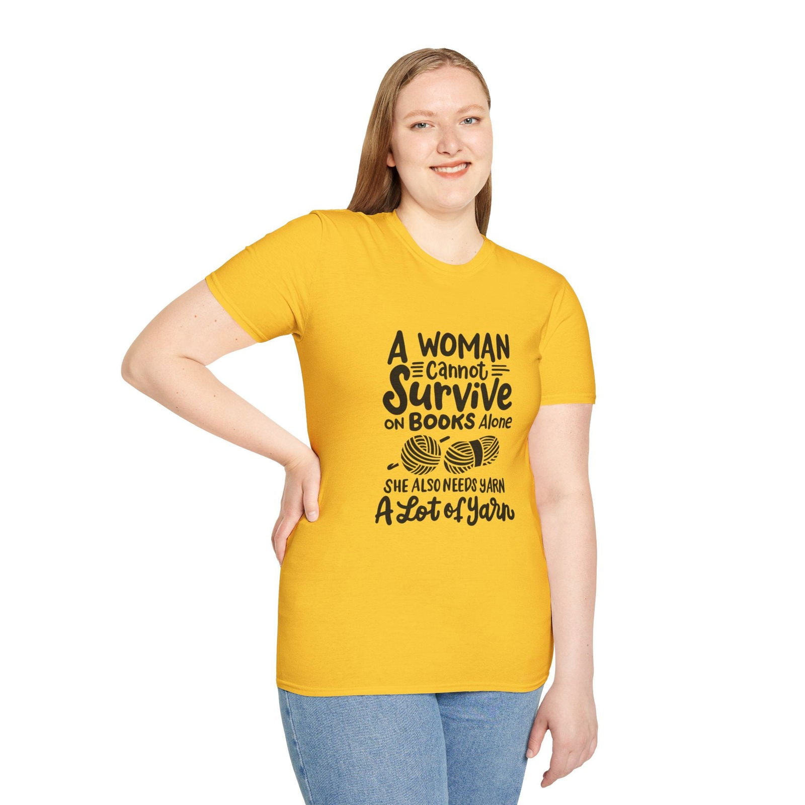 Cute Crochet Themed Unisex Softstyle T-shirt - Little Luvin Stitches