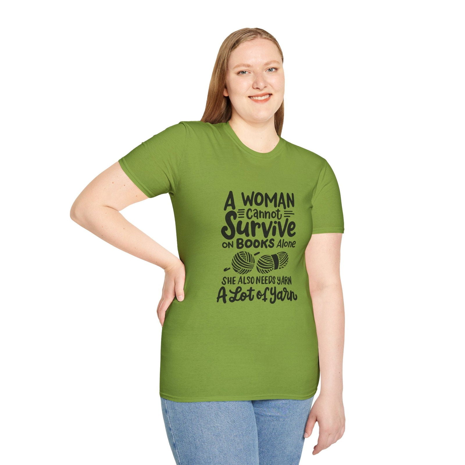 Cute Crochet Themed Unisex Softstyle T-shirt - Little Luvin Stitches