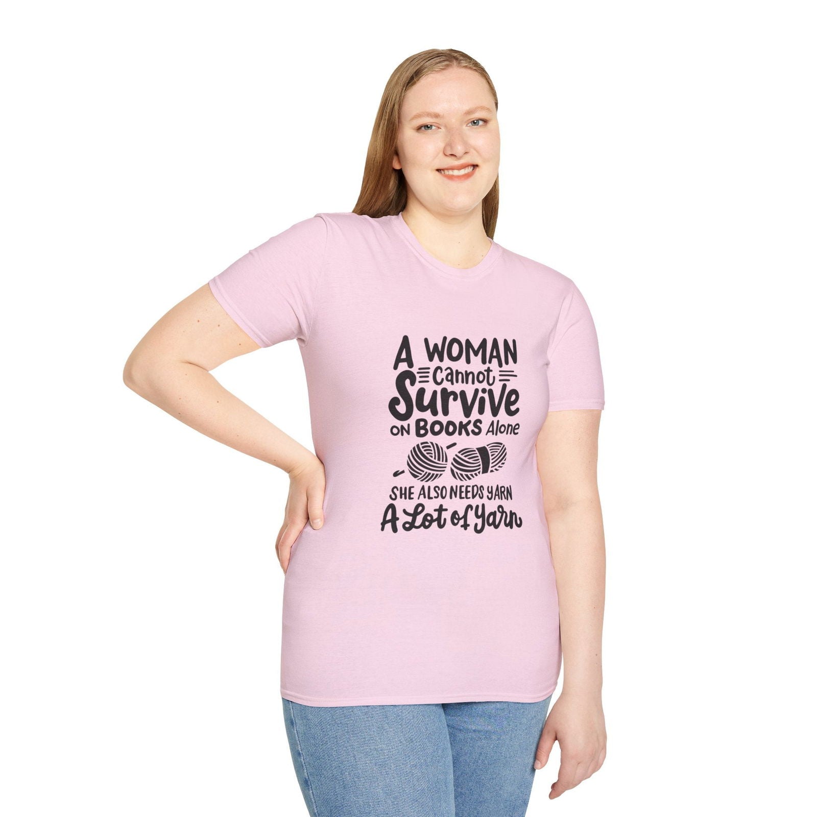 Cute Crochet Themed Unisex Softstyle T-shirt - Little Luvin Stitches