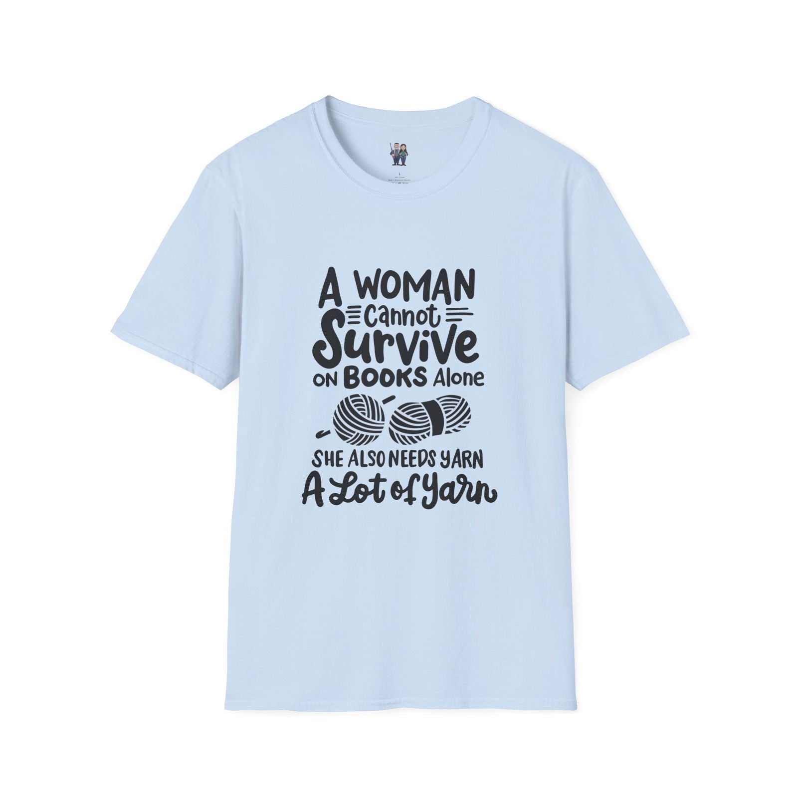 Cute Crochet Themed Unisex Softstyle T-shirt - Little Luvin Stitches