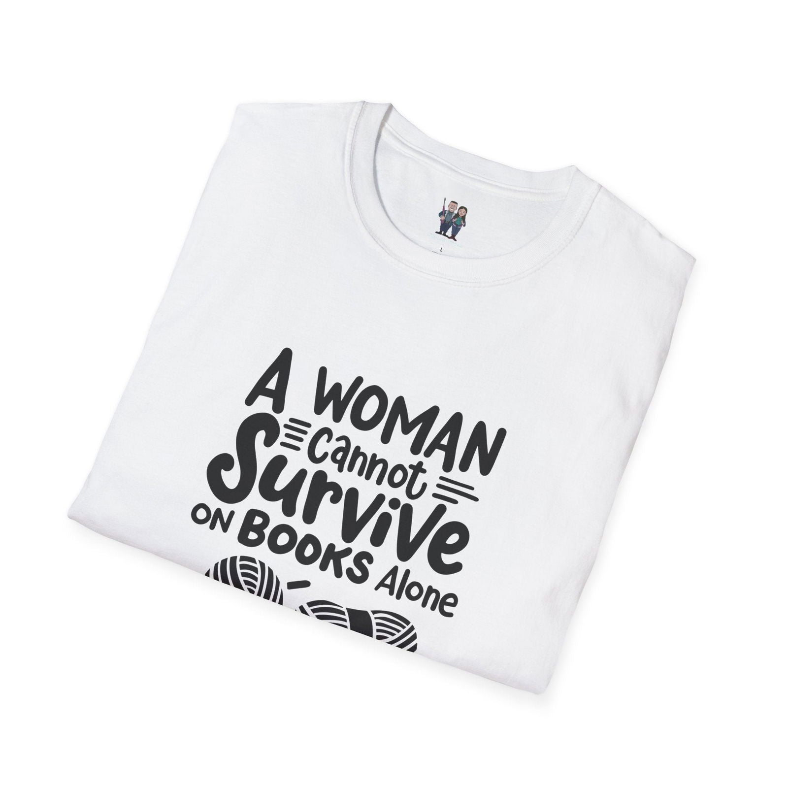 Cute Crochet Themed Unisex Softstyle T-shirt - Little Luvin Stitches