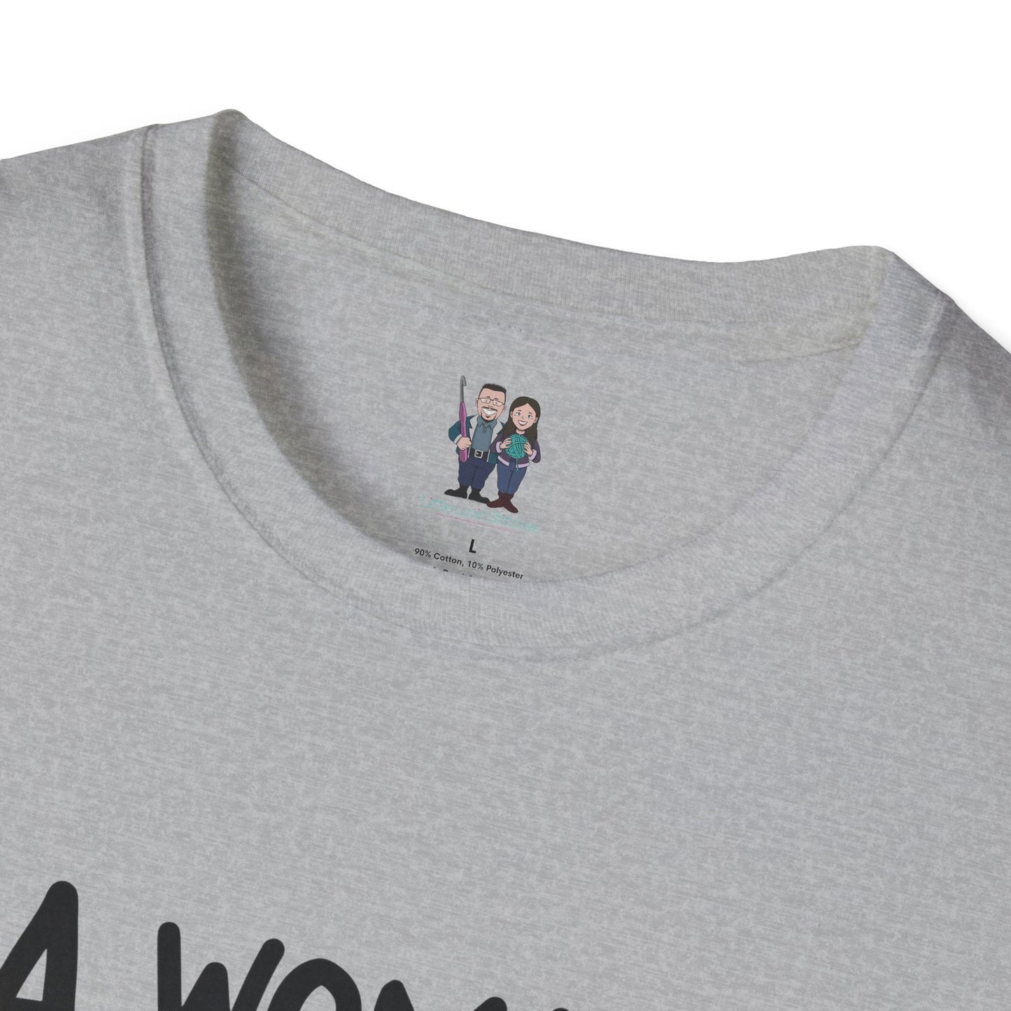 Cute Crochet Themed Unisex Softstyle T-shirt - Little Luvin Stitches