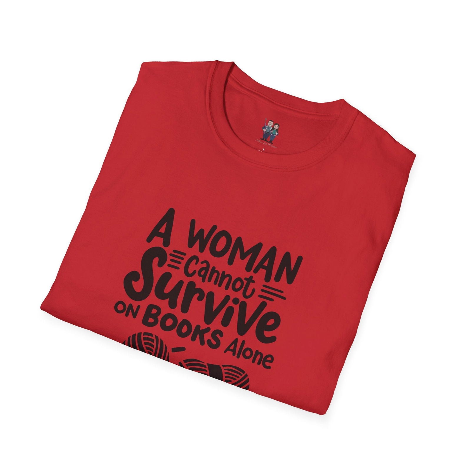 Cute Crochet Themed Unisex Softstyle T-shirt - Little Luvin Stitches