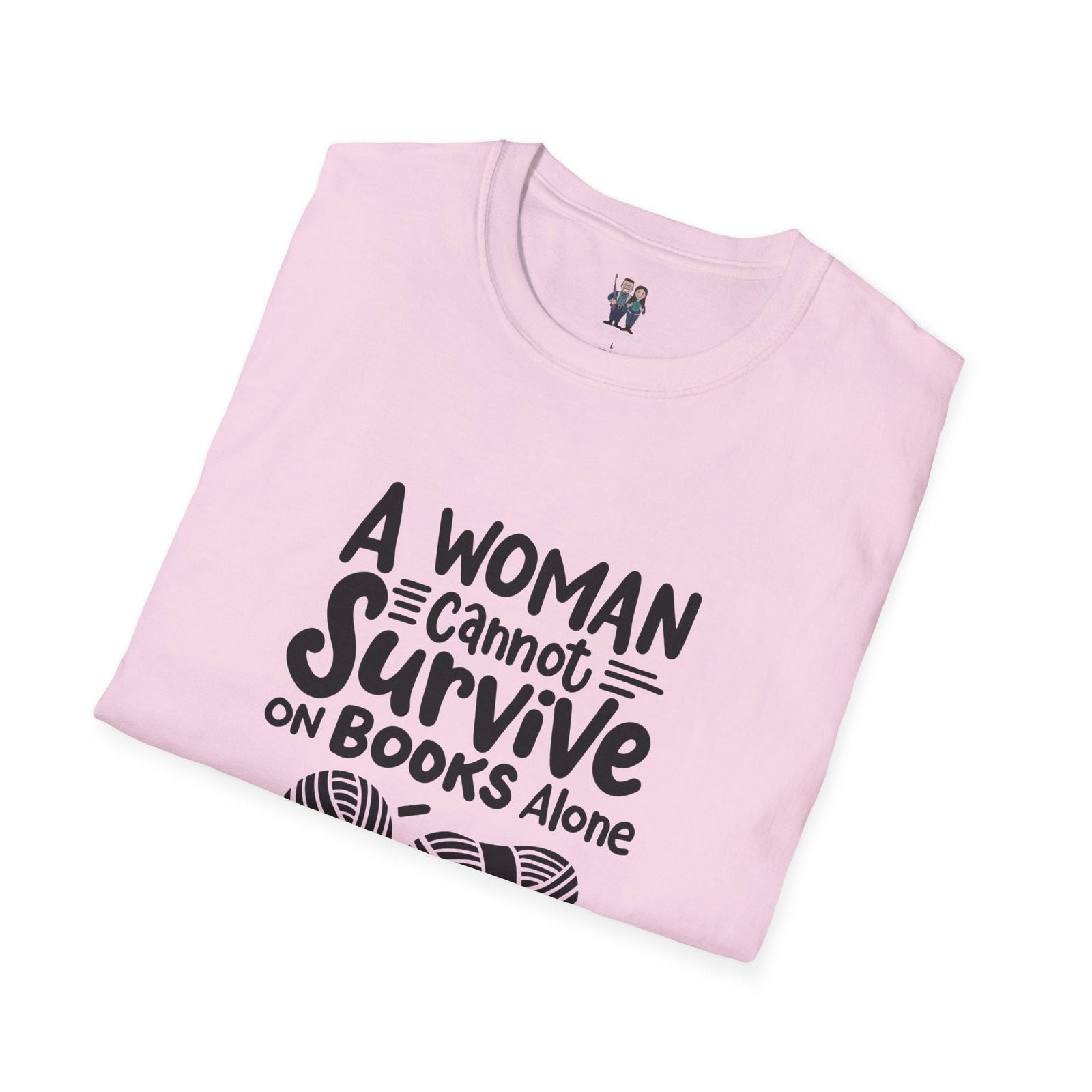 Cute Crochet Themed Unisex Softstyle T-shirt - Little Luvin Stitches