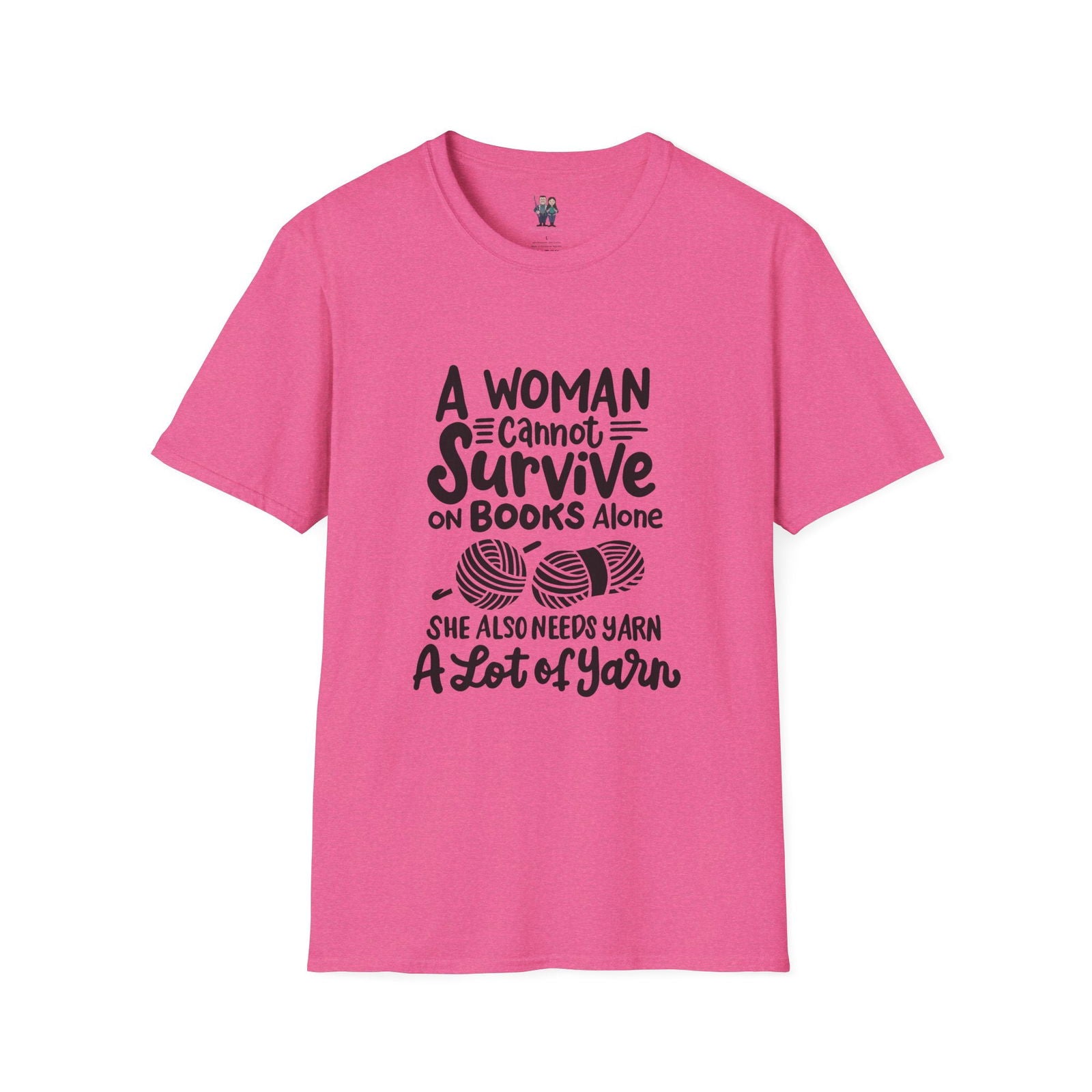 Cute Crochet Themed Unisex Softstyle T-shirt - Little Luvin Stitches