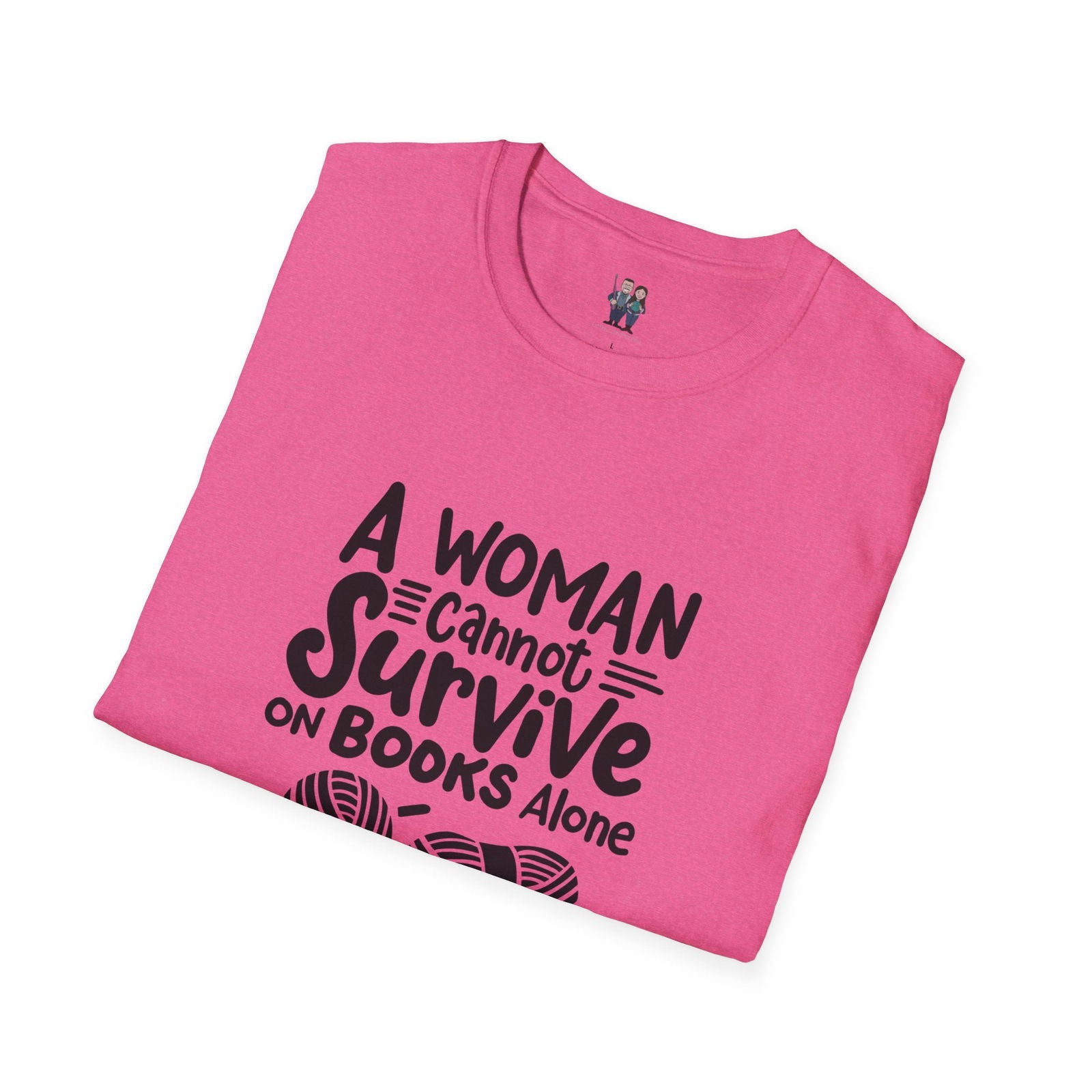 Cute Crochet Themed Unisex Softstyle T-shirt - Little Luvin Stitches
