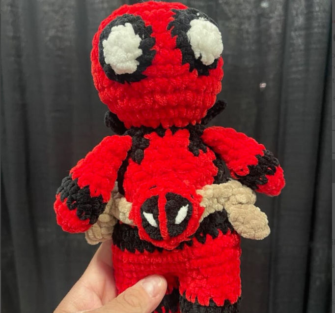 Dead Pool Crochet Amigurumi Doll - Little Luvin Stitches
