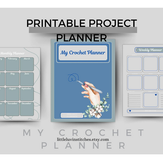 Digital Crochet Project Planner - Little Luvin Stitches