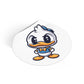 Donald V2 Round Vinyl Stickers - Little Luvin Stitches