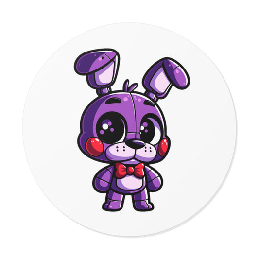 FNAF Bonnie Round Vinyl Stickers - Little Luvin Stitches