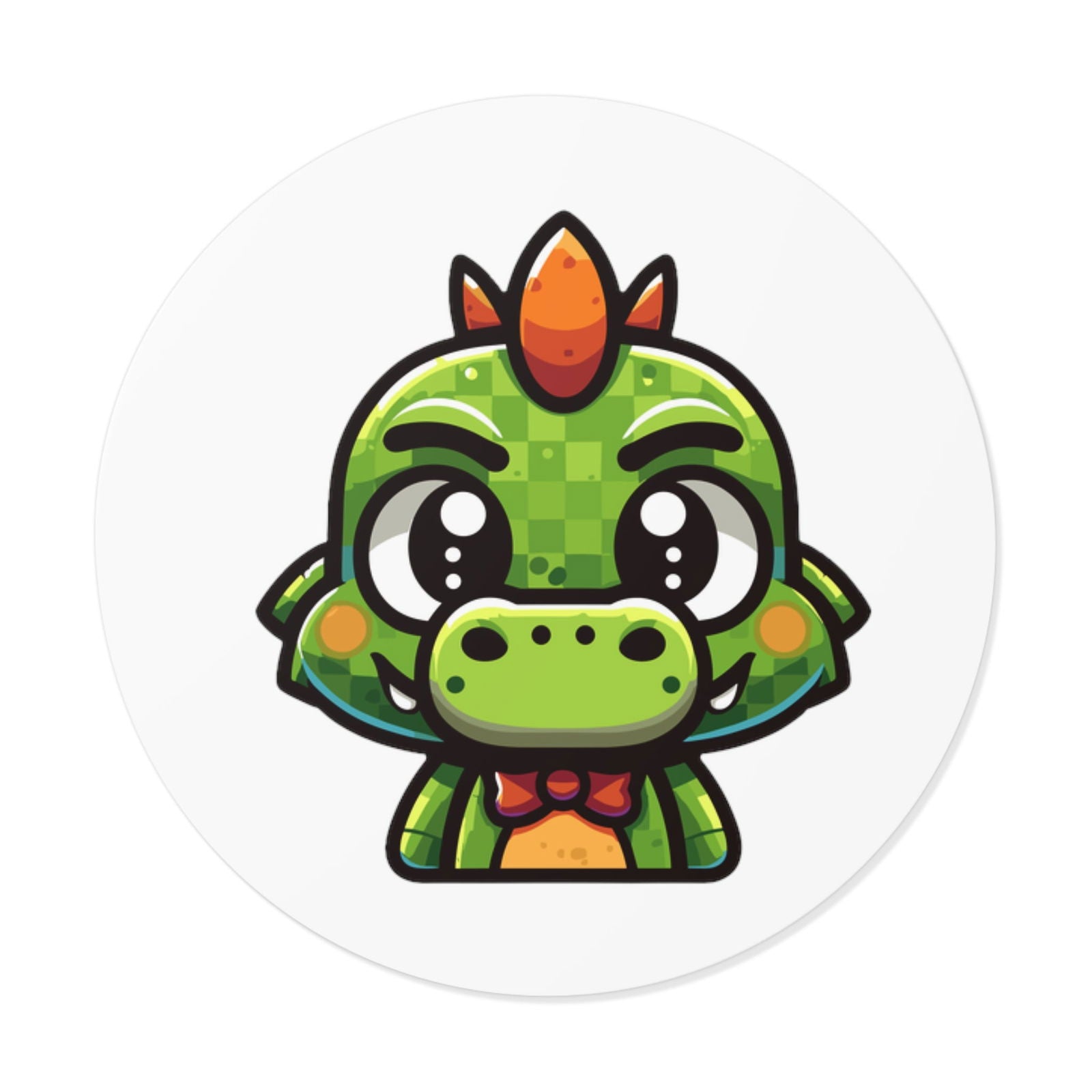 FNAF Monty Round Vinyl Stickers - Little Luvin Stitches