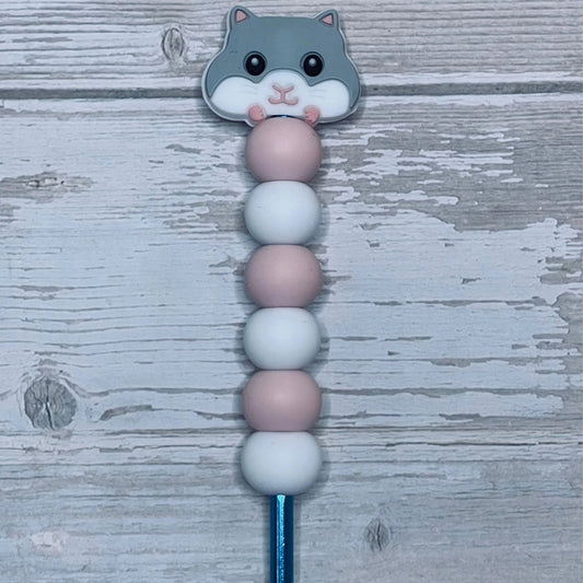 Hamster  Beaded Crochet Hook - Little Luvin Stitches