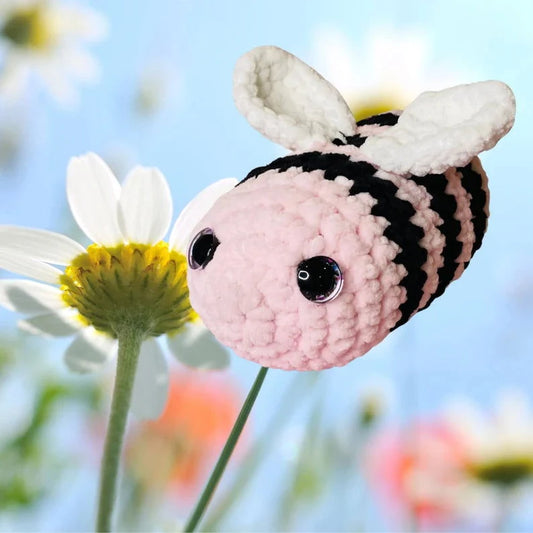 Handmade Jumbo Crochet Bee - Little Luvin Stitches