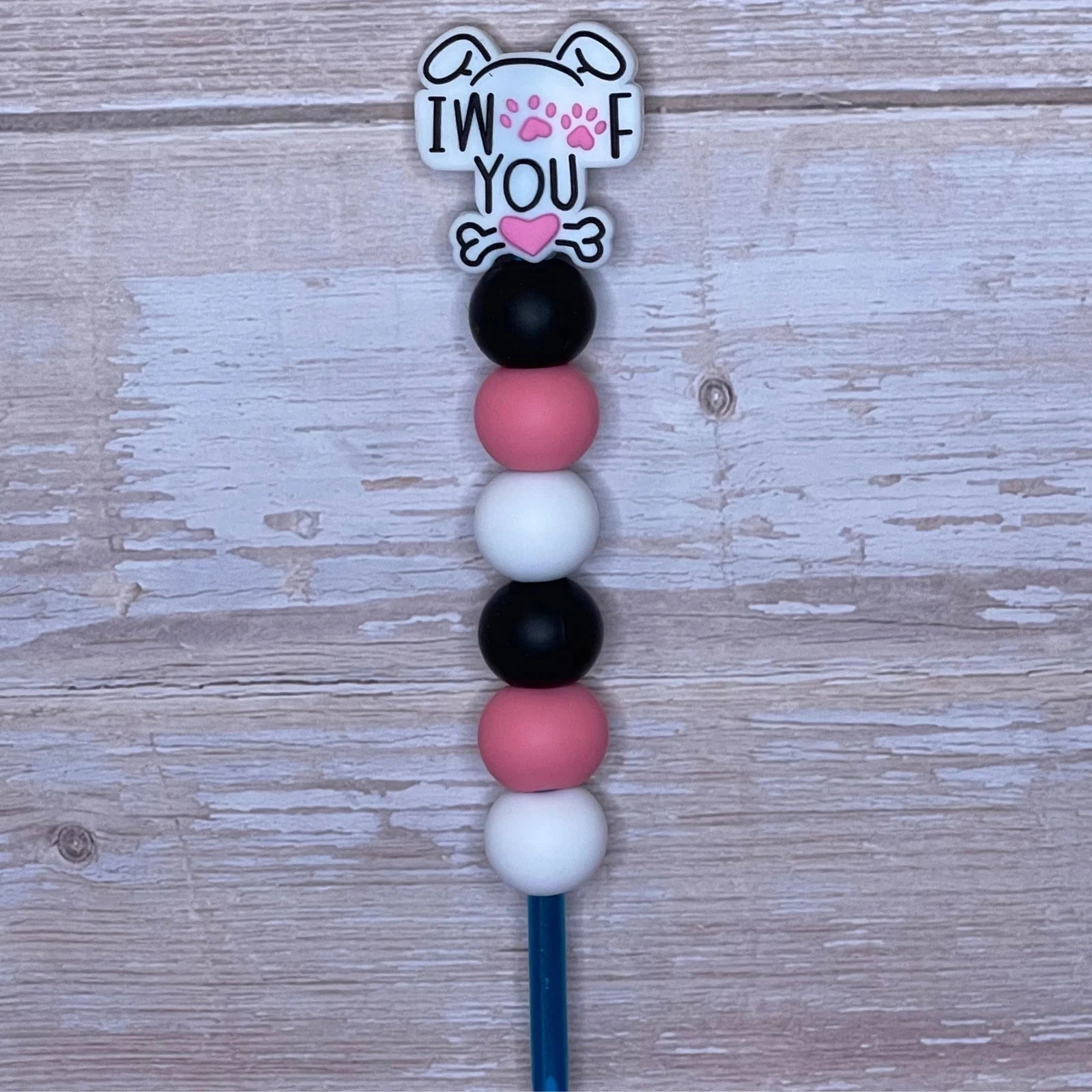 I Woof You Beaded Crochet Hook - Little Luvin Stitches