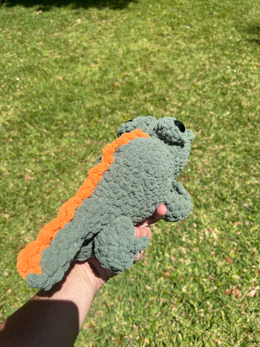 Chomps the Croc, Handmade Crochet Plushie