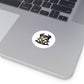 Maleficent V2 Round Vinyl Stickers - Little Luvin Stitches