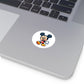 Mickey Round Vinyl Stickers - Little Luvin Stitches