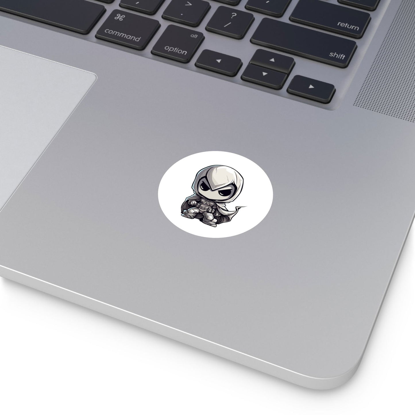 Moon Knight Round Vinyl Stickers - Little Luvin Stitches