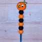 Orange Beaded Crochet Hook - Little Luvin Stitches