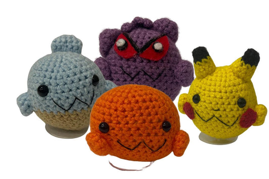 Pokemon Set Handmade Plushies - Little Luvin Stitches