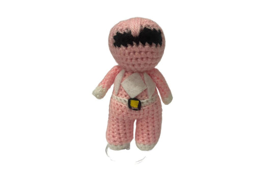 Power Rangers Collection Pink Power Ranger Handmade Plushie - Little Luvin Stitches
