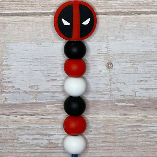 Red Face Guy Beaded Crochet Hook - Little Luvin Stitches
