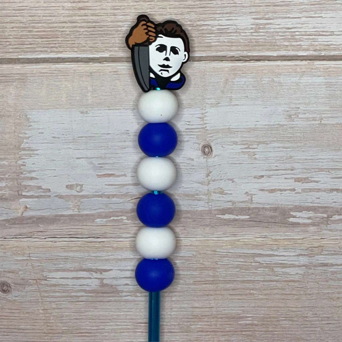Scary Man Beaded Crochet Hook - Little Luvin Stitches