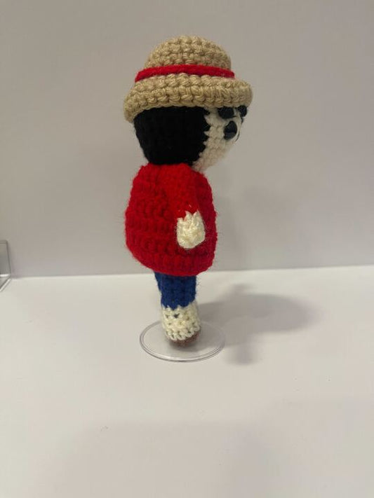 Straw Hat Buddy Handmade Plushie - Little Luvin Stitches