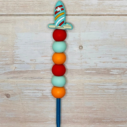 Surf Board  Beaded Crochet Hook - Little Luvin Stitches