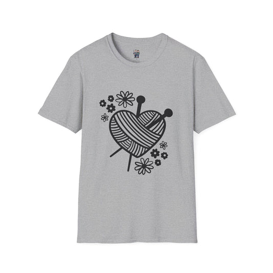 Thoughtful Crochet Saying T-shirt Unisex Softstyle Tee - Little Luvin Stitches