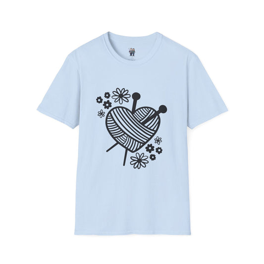 Thoughtful Crochet Saying T-shirt Unisex Softstyle Tee - Little Luvin Stitches