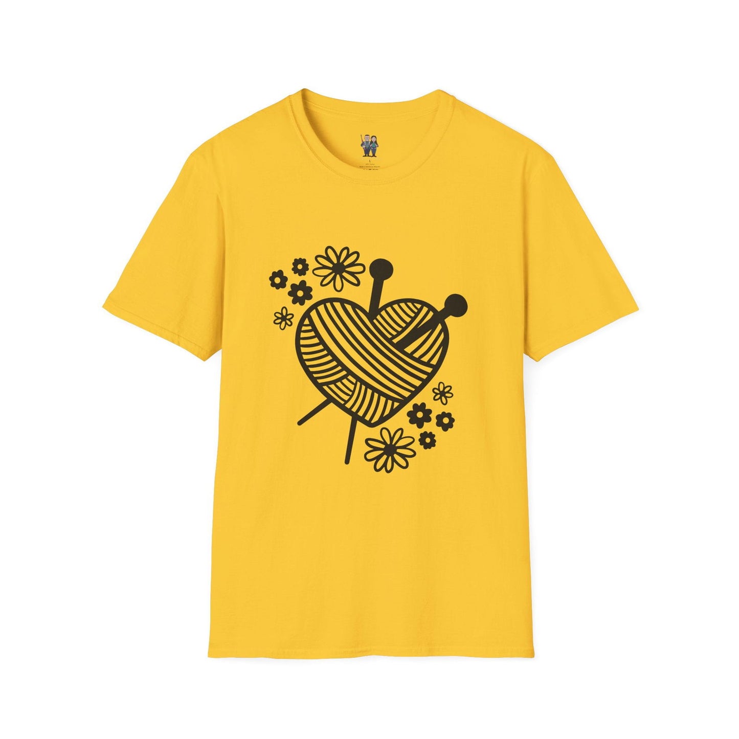 Thoughtful Crochet Saying T-shirt Unisex Softstyle Tee - Little Luvin Stitches