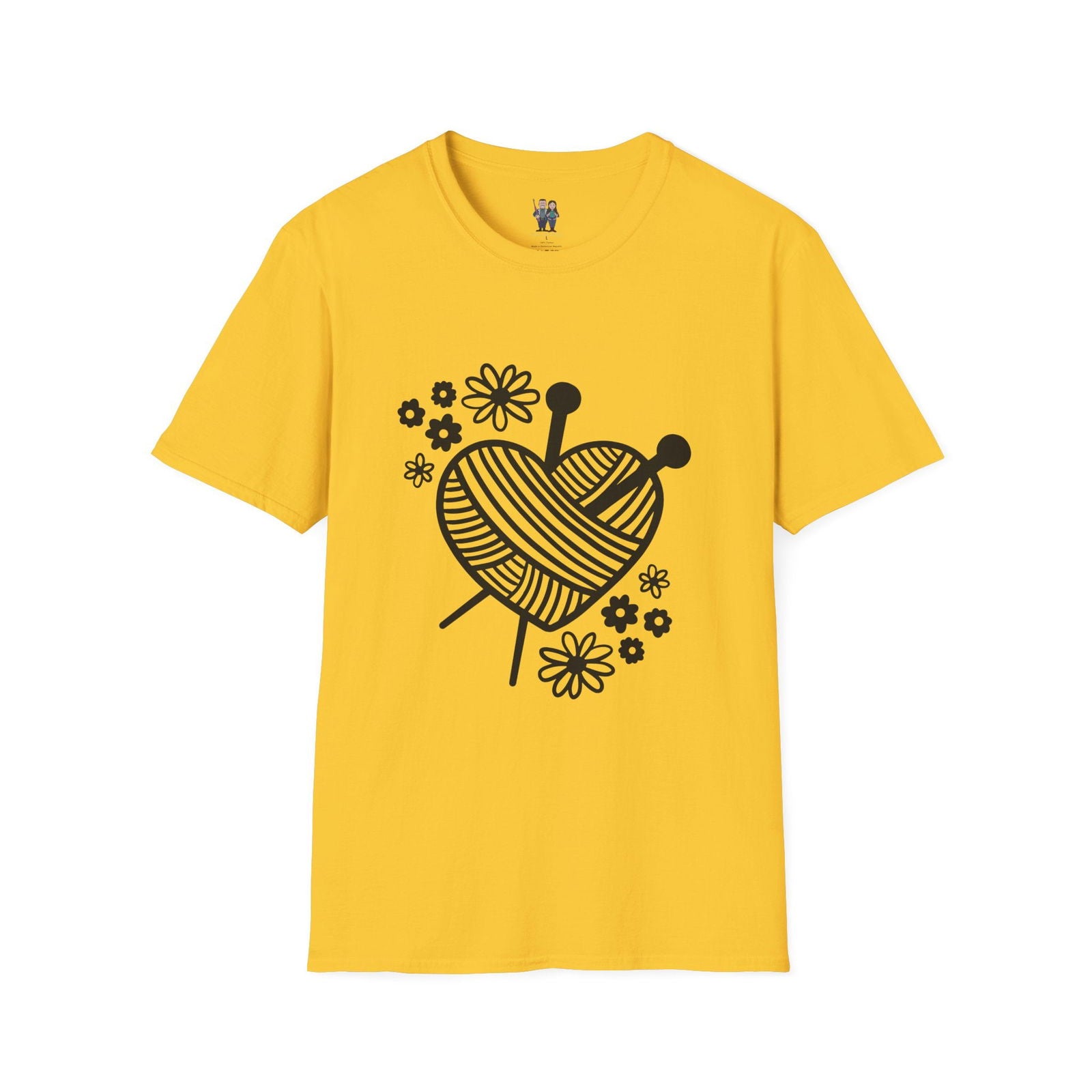 Thoughtful Crochet Saying T-shirt Unisex Softstyle Tee - Little Luvin Stitches