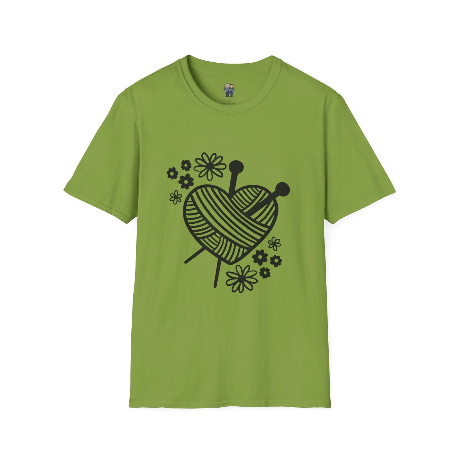 Thoughtful Crochet Saying T-shirt Unisex Softstyle Tee - Little Luvin Stitches