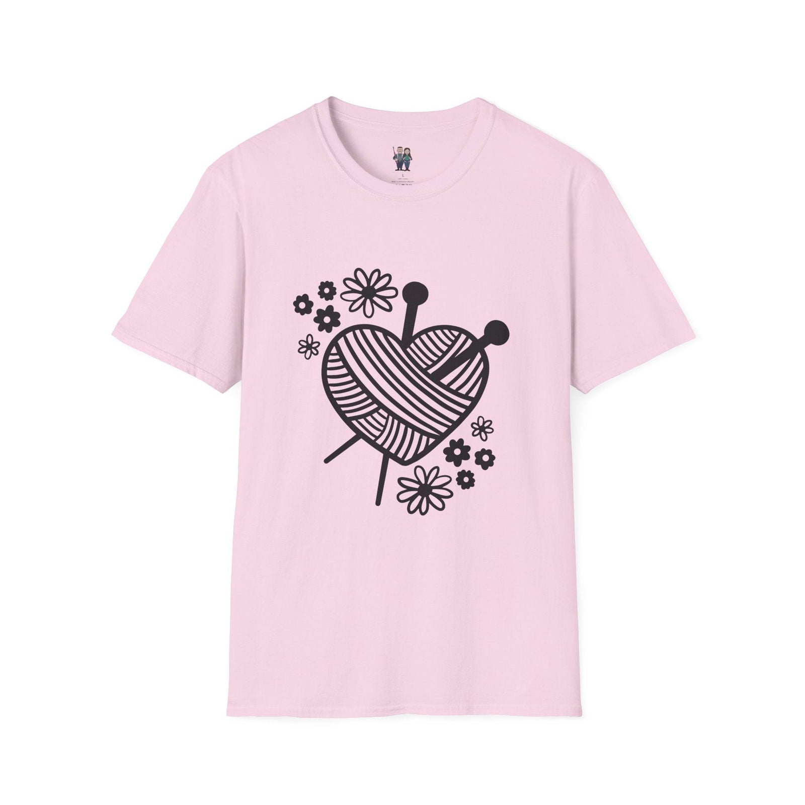 Thoughtful Crochet Saying T-shirt Unisex Softstyle Tee - Little Luvin Stitches
