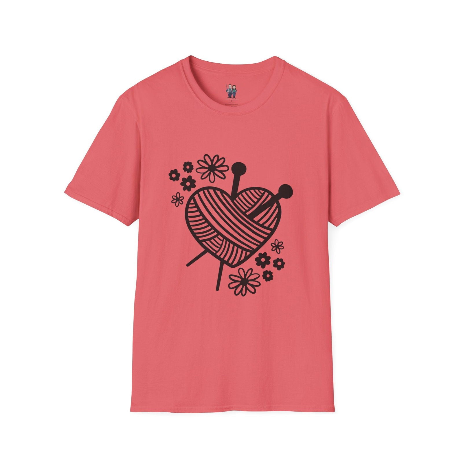 Thoughtful Crochet Saying T-shirt Unisex Softstyle Tee - Little Luvin Stitches