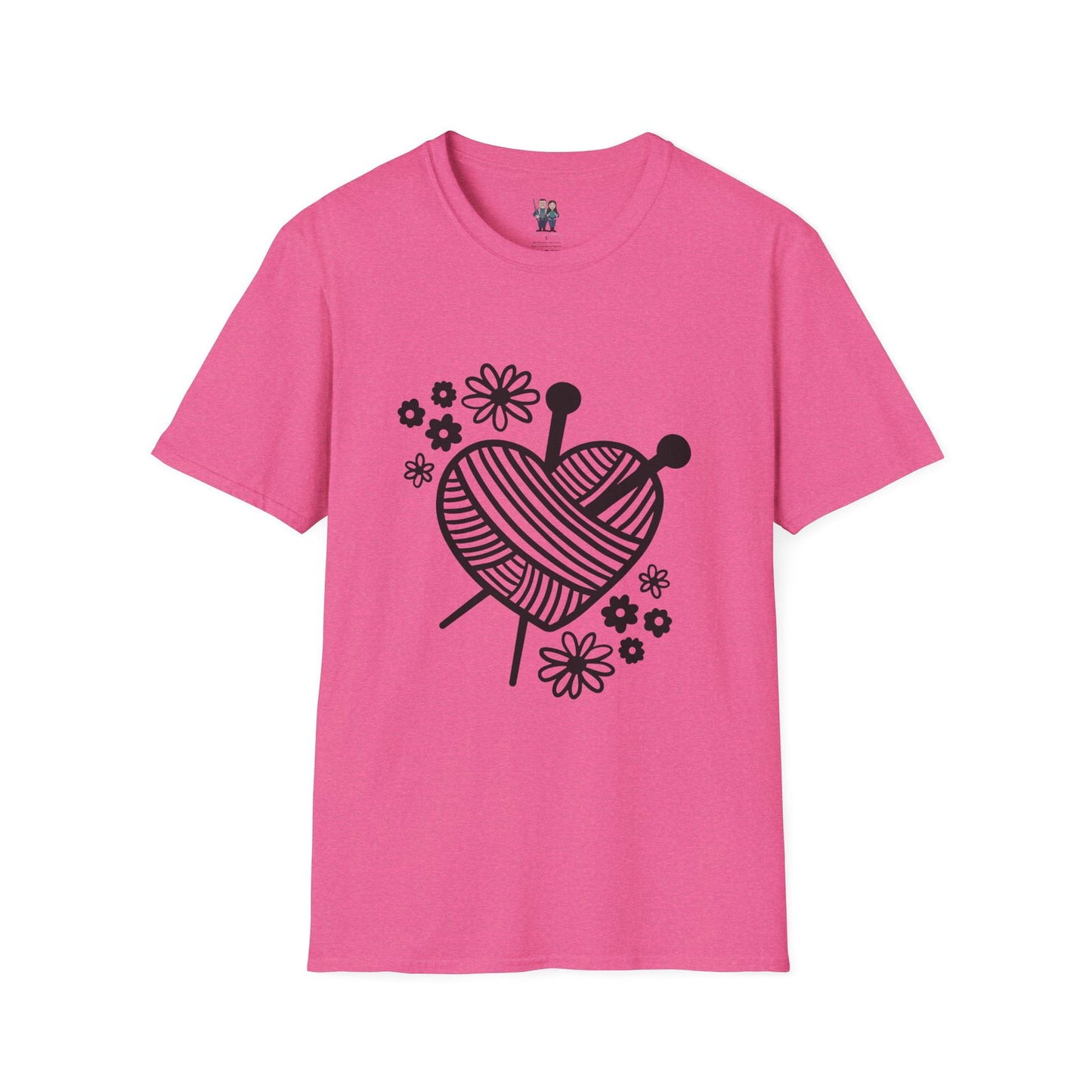 Thoughtful Crochet Saying T-shirt Unisex Softstyle Tee - Little Luvin Stitches