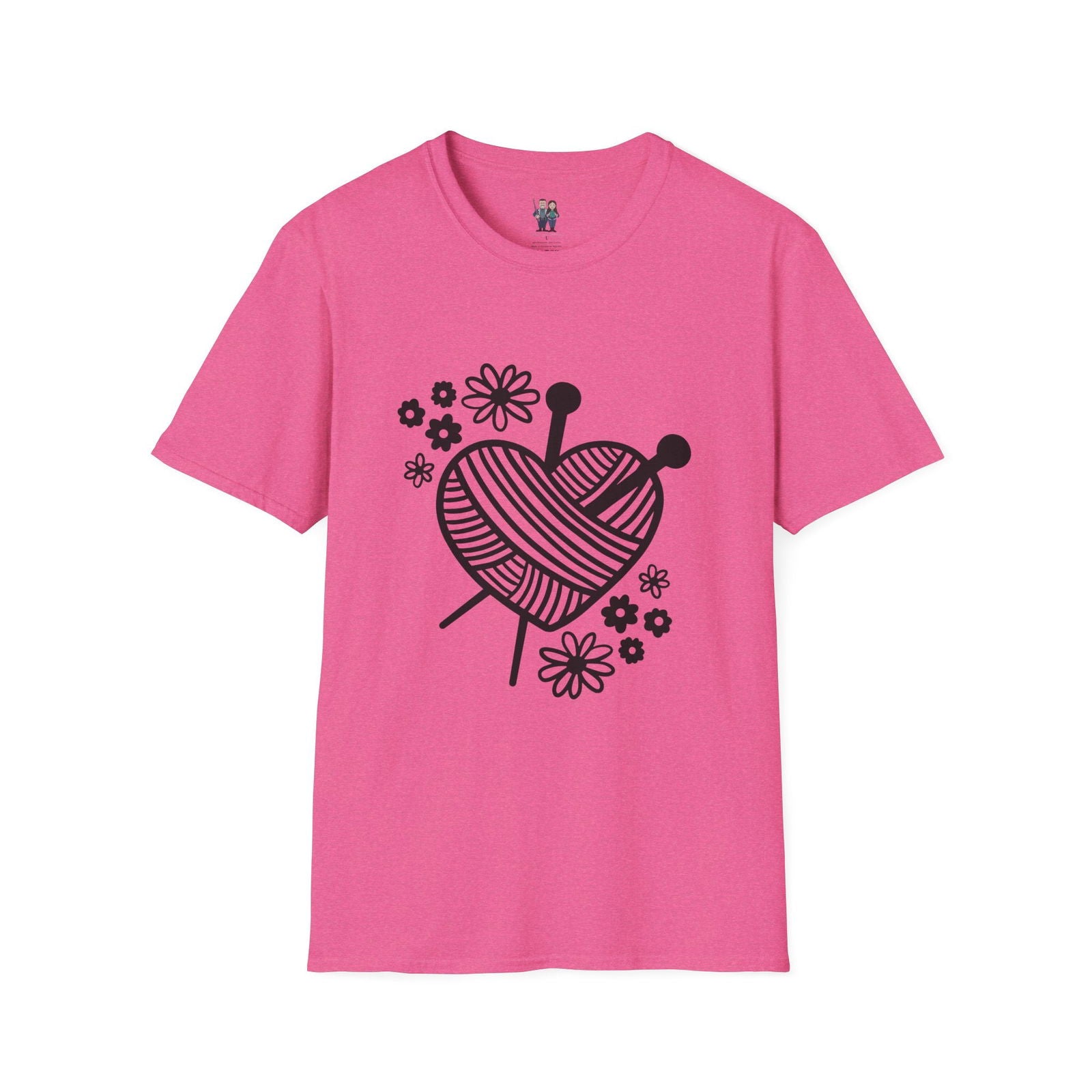 Thoughtful Crochet Saying T-shirt Unisex Softstyle Tee - Little Luvin Stitches