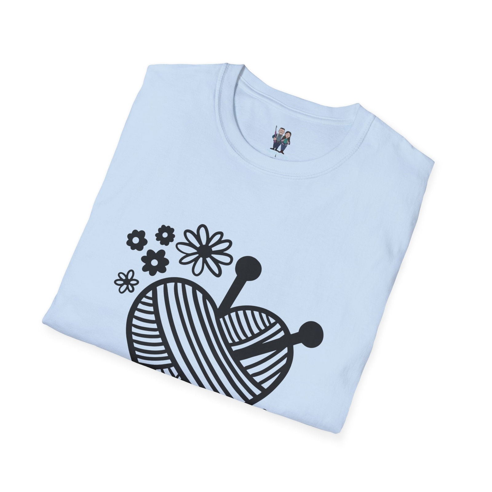 Thoughtful Crochet Saying T-shirt Unisex Softstyle Tee - Little Luvin Stitches