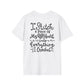Thoughtful Crochet Saying T-shirt Unisex Softstyle Tee - Little Luvin Stitches