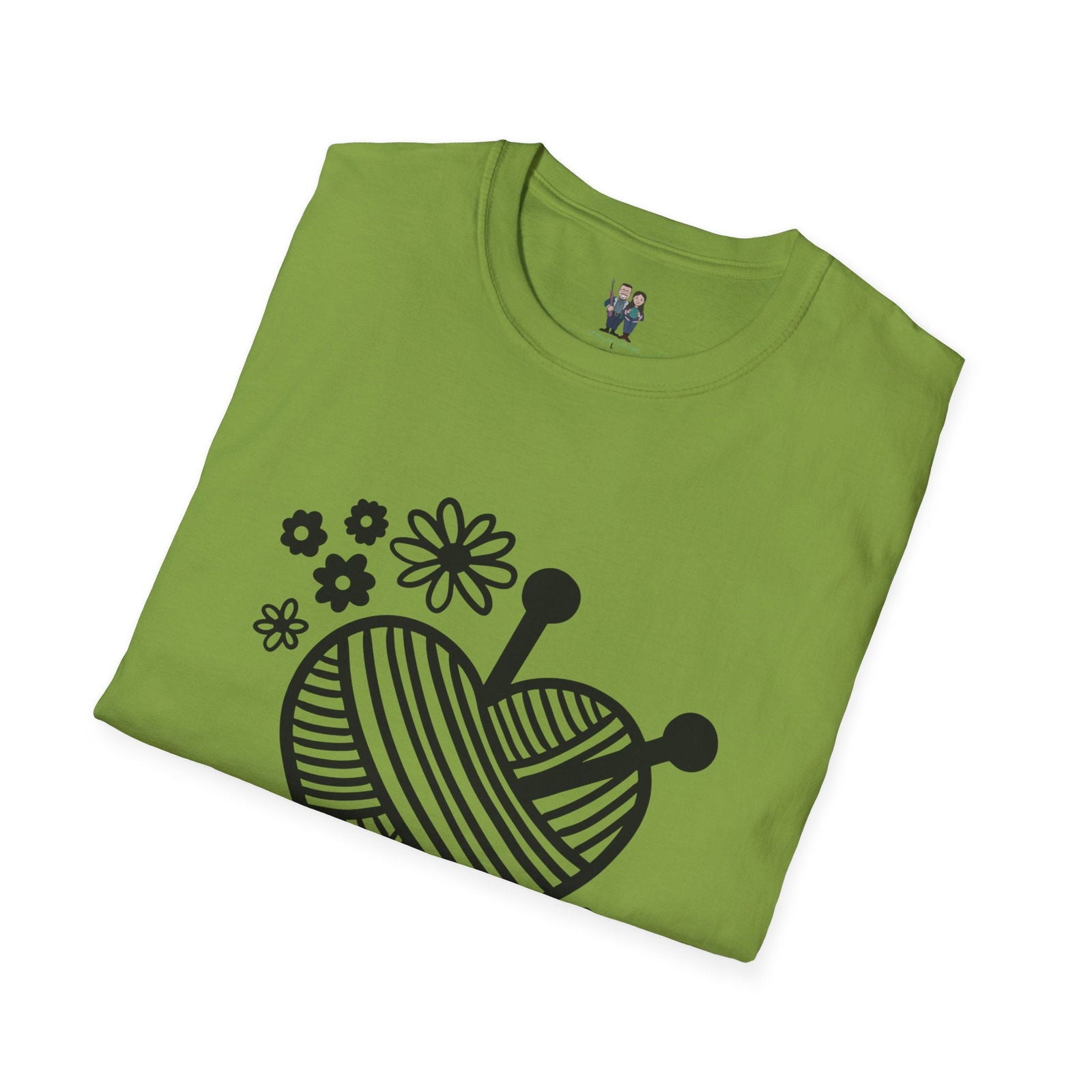 Thoughtful Crochet Saying T-shirt Unisex Softstyle Tee - Little Luvin Stitches