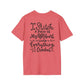 Thoughtful Crochet Saying T-shirt Unisex Softstyle Tee - Little Luvin Stitches
