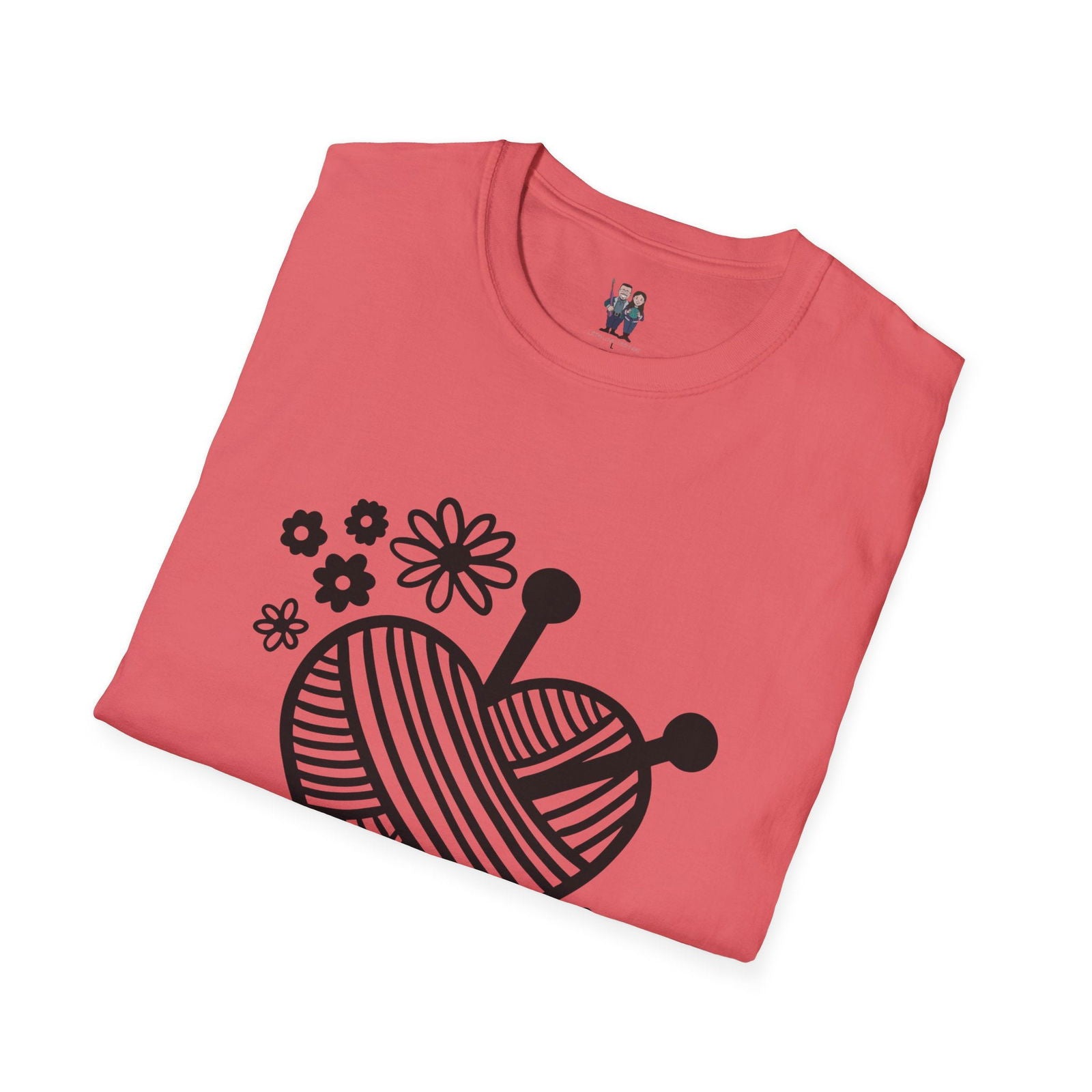 Thoughtful Crochet Saying T-shirt Unisex Softstyle Tee - Little Luvin Stitches