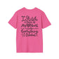 Thoughtful Crochet Saying T-shirt Unisex Softstyle Tee - Little Luvin Stitches