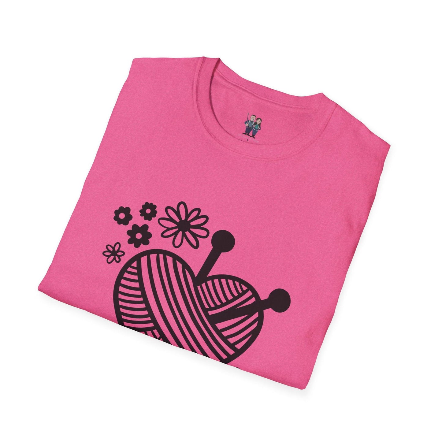 Thoughtful Crochet Saying T-shirt Unisex Softstyle Tee - Little Luvin Stitches